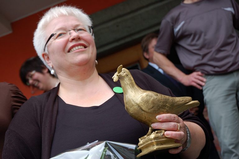 Friedenstaube für Sigrid Beer